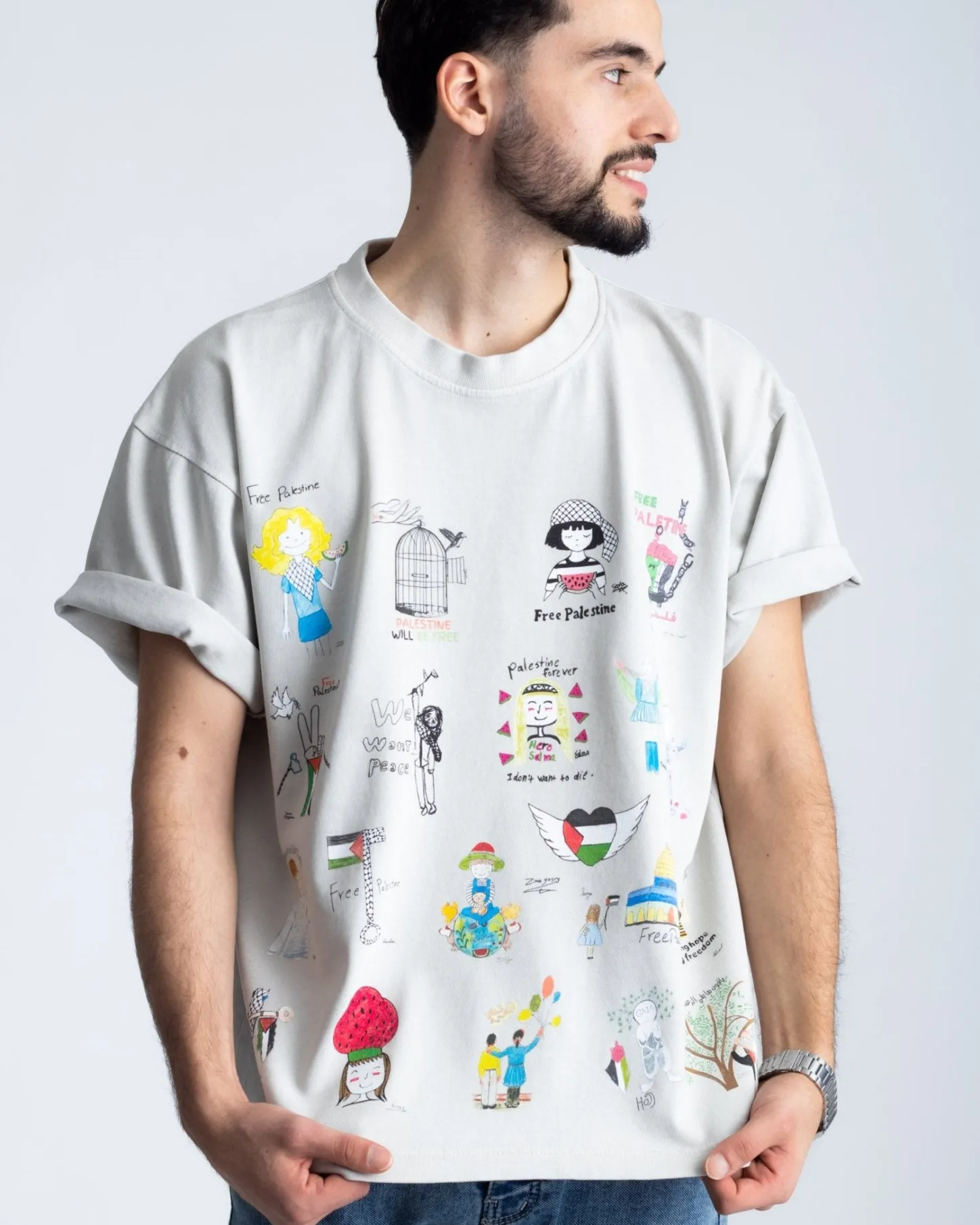 Tees | Children Of Art*Wear The Peace Children Of Art Heavyweight Tee