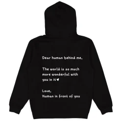 Best Sellers | Hoodies*Wear The Peace Dear Human Behind Me Hoodie
