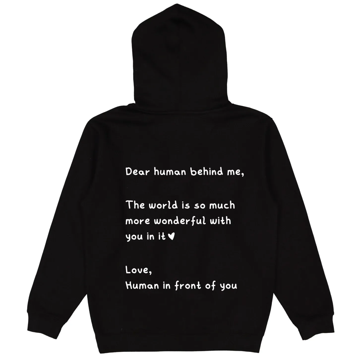 Best Sellers | Hoodies*Wear The Peace Dear Human Behind Me Hoodie