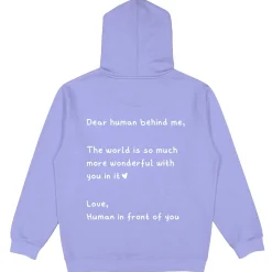 Best Sellers | Hoodies*Wear The Peace Dear Human Behind Me Hoodie
