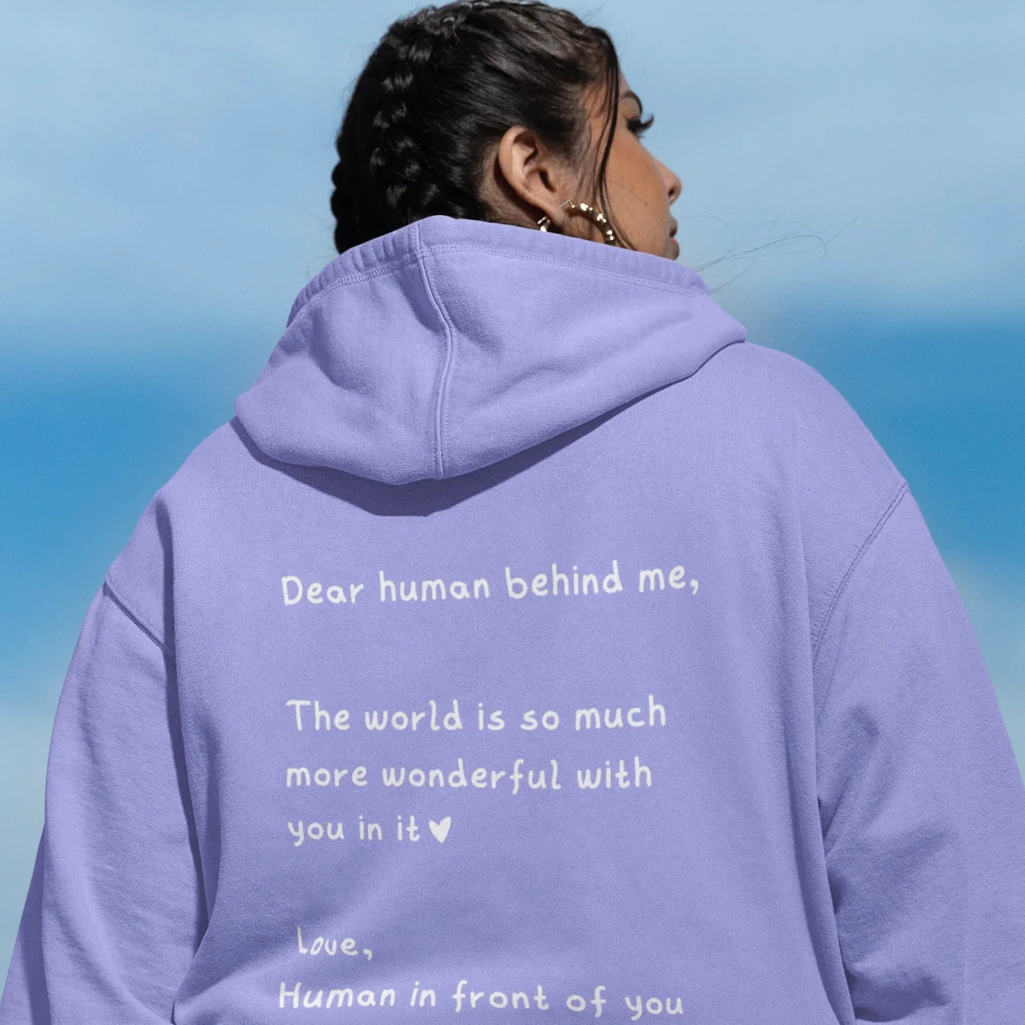 Best Sellers | Hoodies*Wear The Peace Dear Human Behind Me Hoodie