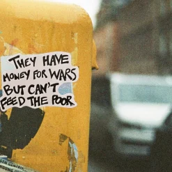 Gifts Under $30 | Stickers*Wear The Peace Feed The Poor Sticker