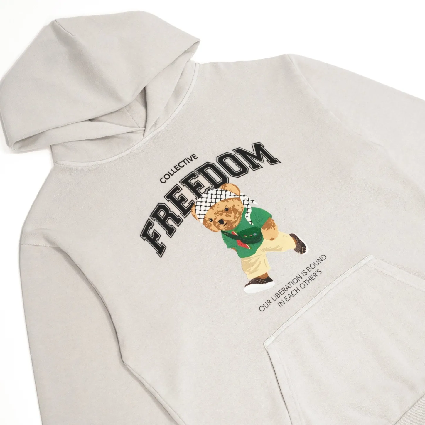 Hoodies & Crews | Best Sellers*Wear The Peace Freedom Bear Heavyweight Hoodie
