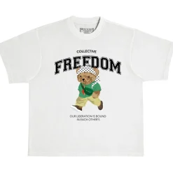 Tees | Best Sellers*Wear The Peace Freedom Bear Heavyweight Tee