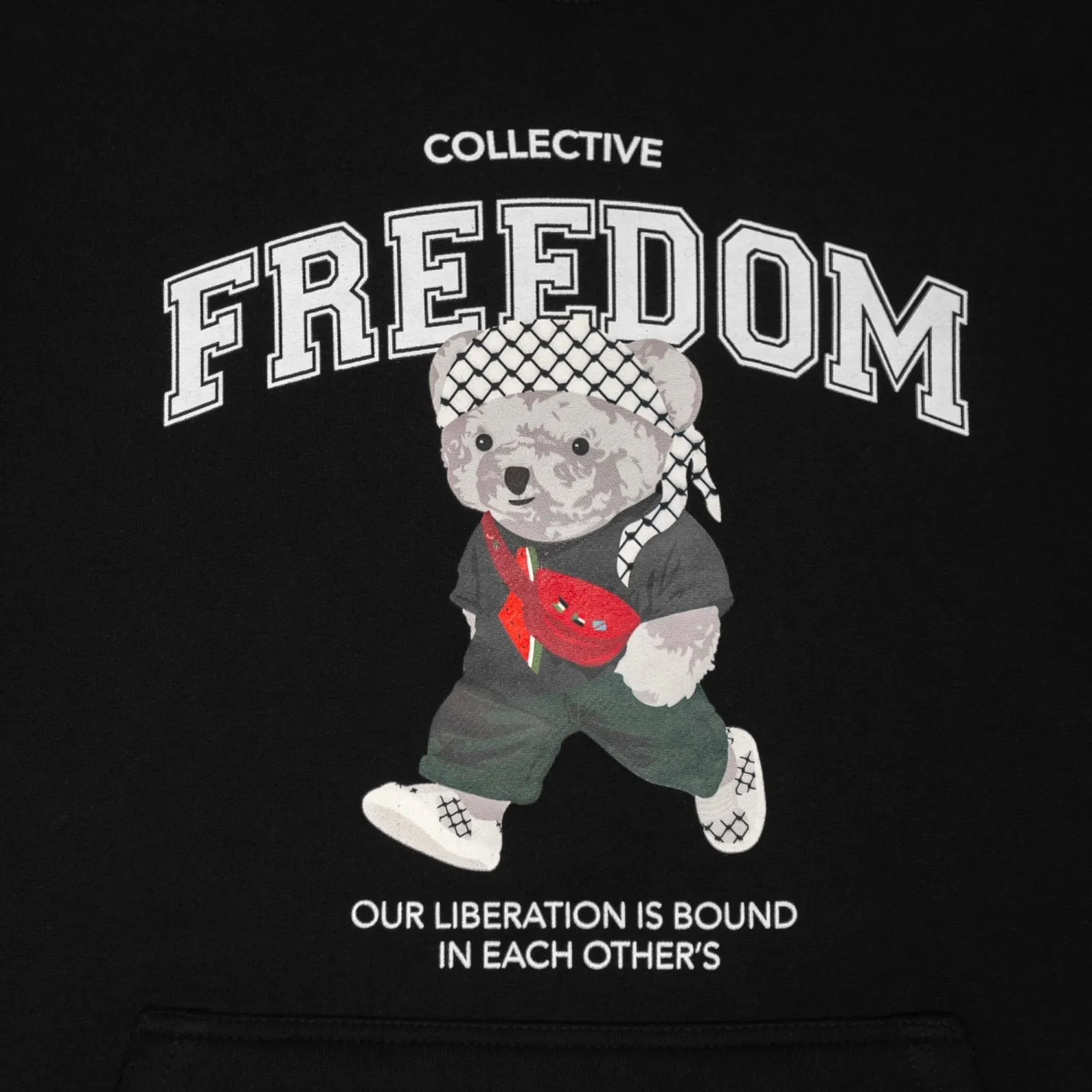 Hoodies & Crews | Best Sellers*Wear The Peace Freedom Bear Heavyweight Hoodie