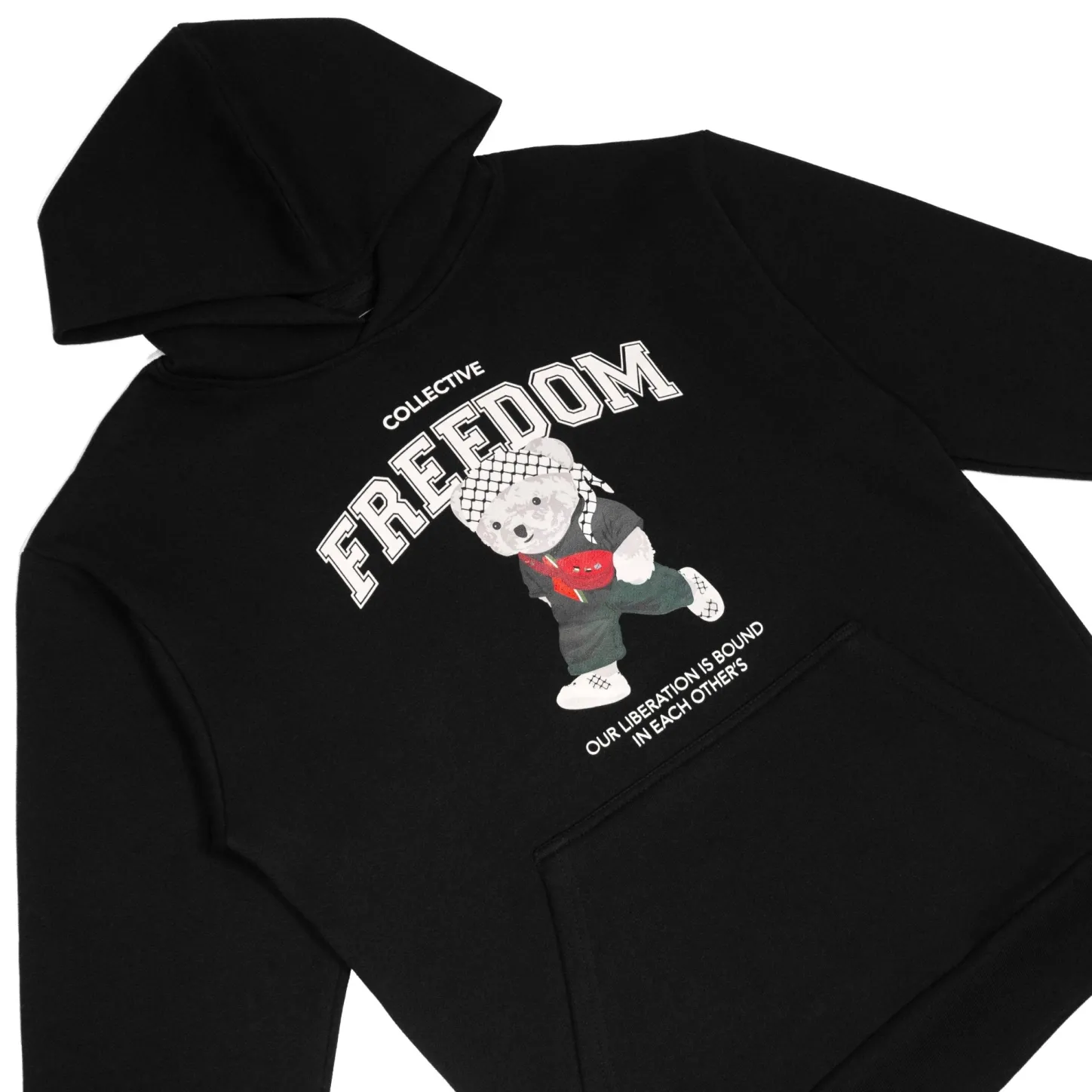 Hoodies & Crews | Best Sellers*Wear The Peace Freedom Bear Heavyweight Hoodie