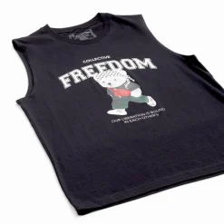 Tees*Wear The Peace Freedom Bear Muscle Tank