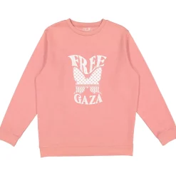 Gifts Under $30 | Clearance*Wear The Peace Gaza Butterfly Crewneck