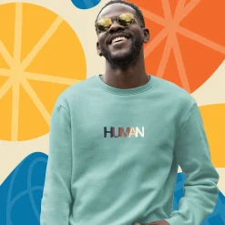Best Sellers | Crewnecks*Wear The Peace Human Embroidered Crewneck