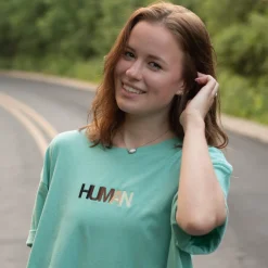 Best Sellers | Gifts Under $30*Wear The Peace Human Embroidered Tee