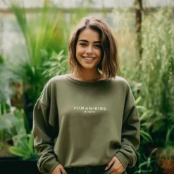 Best Sellers | Crewnecks*Wear The Peace Human Kind Embroidered Crewneck