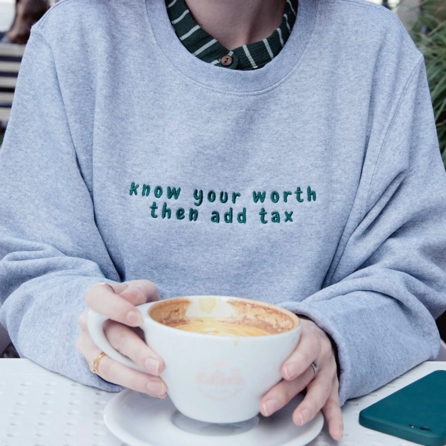 Gifts Under $30 | Crewnecks*Wear The Peace Know Your Worth Crewneck