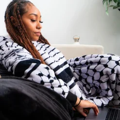 Hoodies & Crews | Best Sellers*Wear The Peace Kufiya Blanket Hoodie