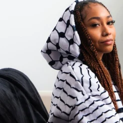 Hoodies & Crews | Best Sellers*Wear The Peace Kufiya Blanket Hoodie