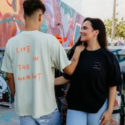 Gifts Under $30 | Tees*Wear The Peace Live In The Moment Heavyweight Tee