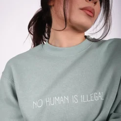 Gifts Under $30 | Crewnecks*Wear The Peace No Human Is Illegal Crewneck
