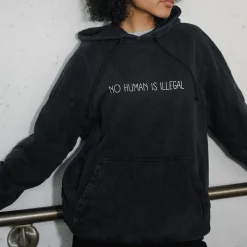 Hoodies*Wear The Peace No Human Is Illegal Hoodie