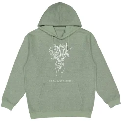Hoodies*Wear The Peace No Rain No Flowers Hoodie