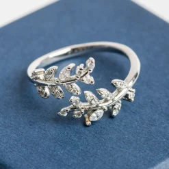 Gifts Under $30 | Rings*Wear The Peace Olive Branch Sterling Silver Ring