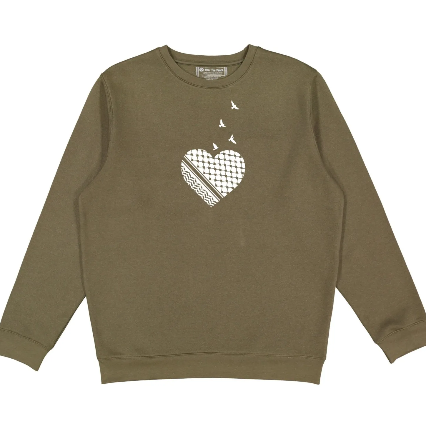 Hoodies & Crews | Best Sellers*Wear The Peace Palestine Heart Crewneck