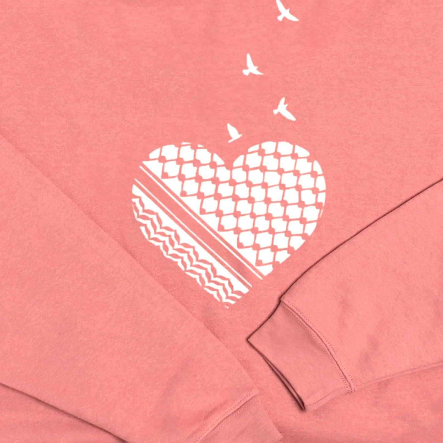 Hoodies & Crews | Best Sellers*Wear The Peace Palestine Heart Crewneck