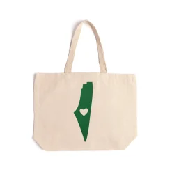 Pins & Accessories | Tote Bags*Wear The Peace Palestine Heart Jumbo Tote Bag
