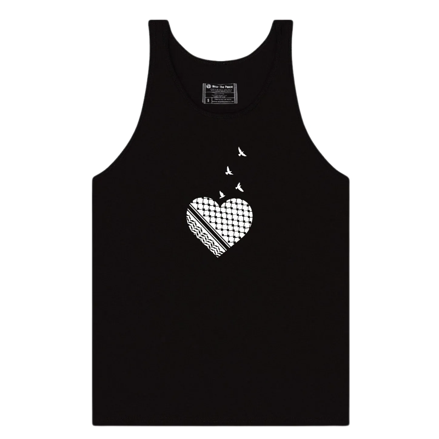 Tees | Gifts Under $30*Wear The Peace Palestine Heart Tank Top