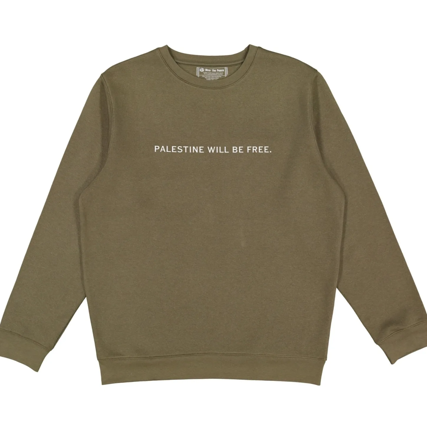 Hoodies & Crews | Best Sellers*Wear The Peace Palestine Will Be Free Crewneck