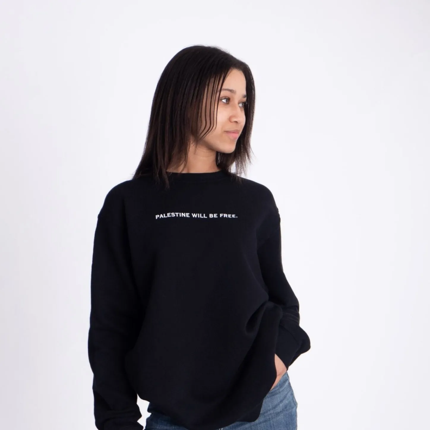 Hoodies & Crews | Best Sellers*Wear The Peace Palestine Will Be Free Crewneck