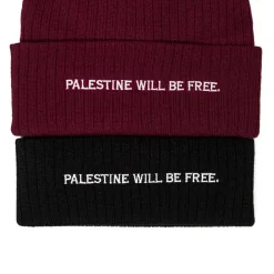 Pins & Accessories | Caps & Beanies*Wear The Peace Palestine Will Be Free Embroidered Beanie