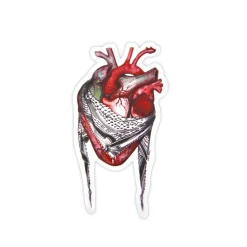 Pins & Accessories | Gifts Under $30*Wear The Peace Paliheart Sticker (Julia Mai Collab)