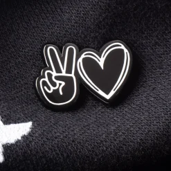 Gifts Under $30 | Pins & Keychains*Wear The Peace Peace and Love Pin