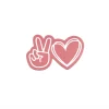 Gifts Under $30 | Stickers*Wear The Peace Peace and Love Sticker