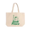 Gifts Under $30 | Tote Bags*Wear The Peace Seek Peace Jumbo Tote Bag