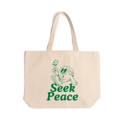Gifts Under $30 | Tote Bags*Wear The Peace Seek Peace Jumbo Tote Bag