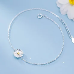 Bracelets*Wear The Peace Sunflower Sterling Bracelet Silver