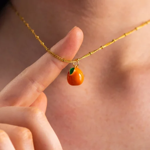 Pins & Accessories | Necklaces*Wear The Peace Yaffa's Orange Necklace