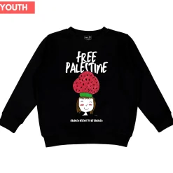 Renad X Wtp | Hoodies & Crews*Wear The Peace Youth Children Of Gaza Crewneck (Renad X WTP)