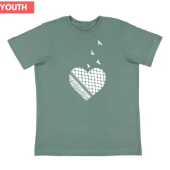 Tees | Gifts Under $30*Wear The Peace Youth Palestine Heart Tee